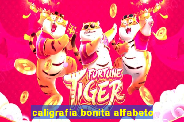 caligrafia bonita alfabeto